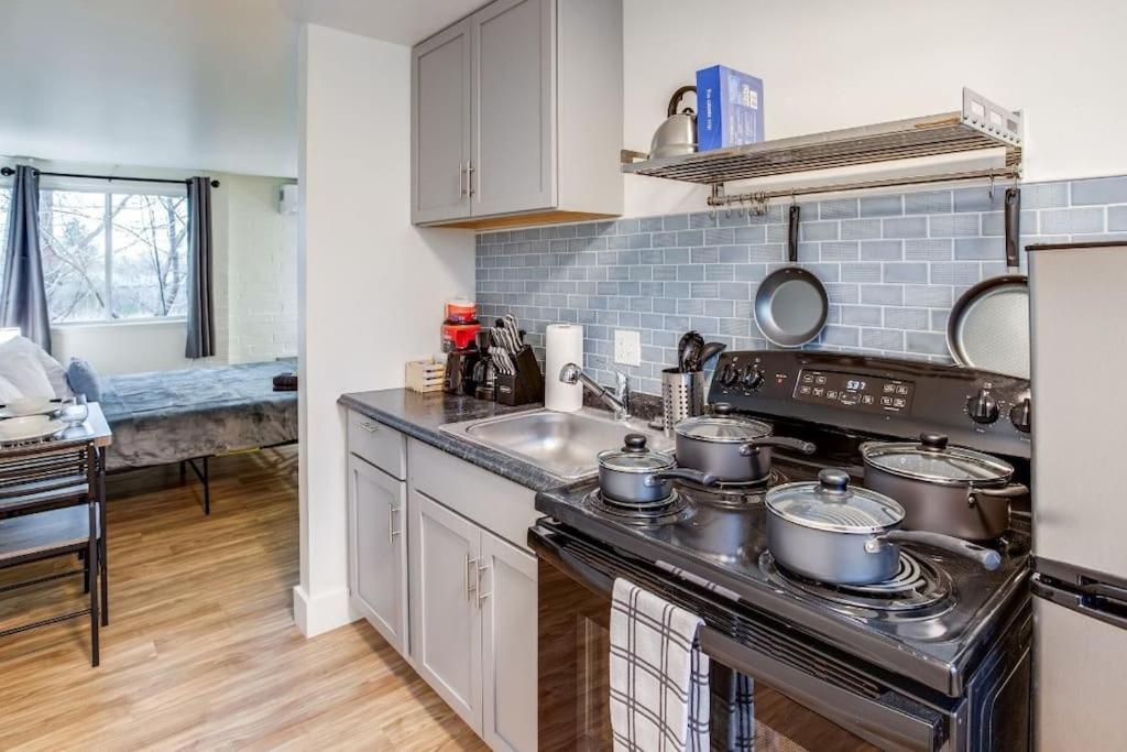 Studio W/ King Bed Near Dwtn روتشستر المظهر الخارجي الصورة